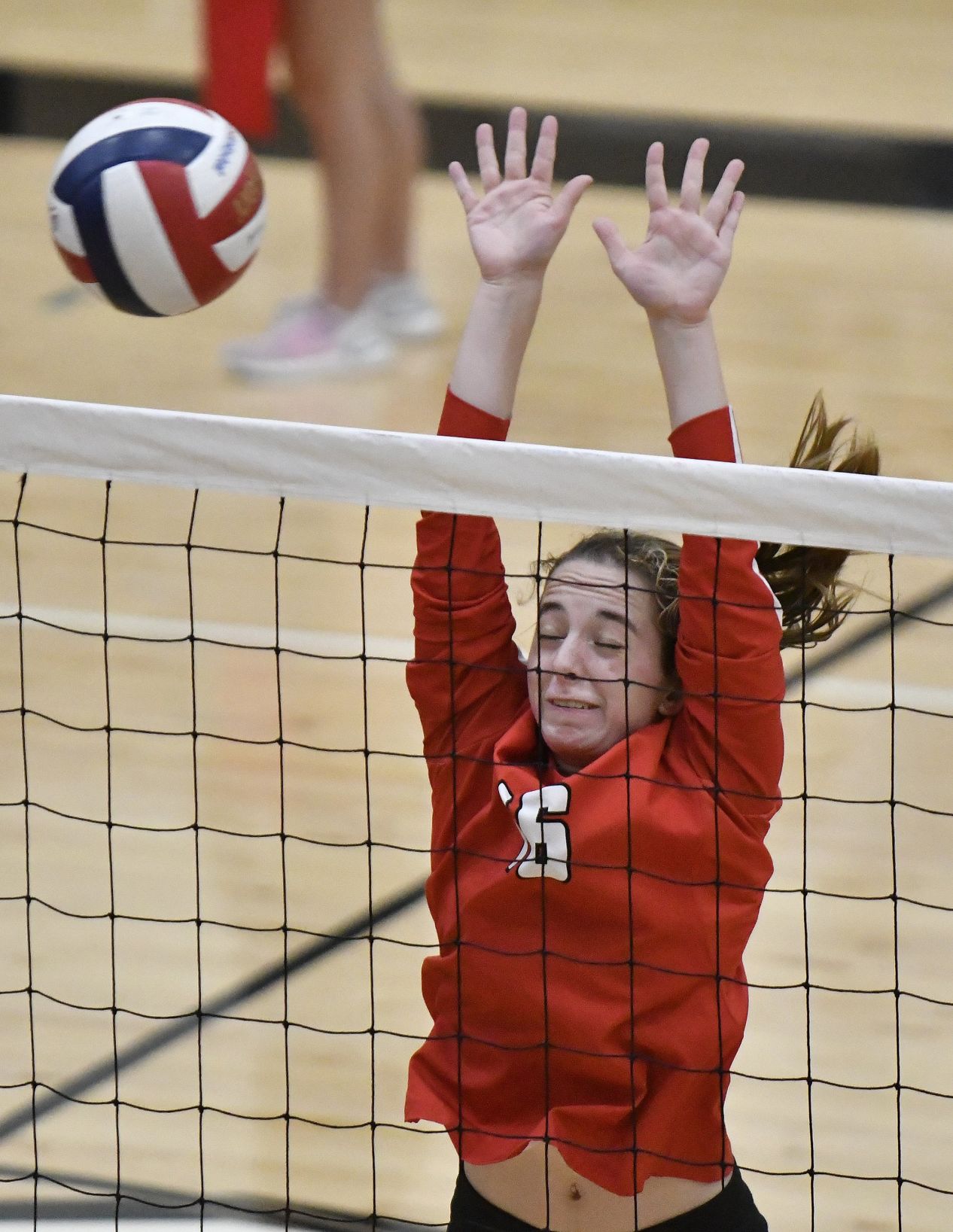 Oakville versus Visitation at Gateway Match Up Volleyball Tournament